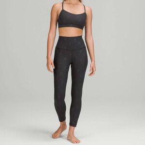 Lululemon Align High-Rise Pant 25" Logo Embossed Black
